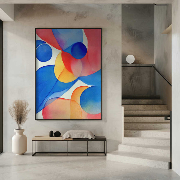 Tablou înramat „Nature Inspired Abstract Watercolor  (Day 59)” de Mauro