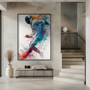 Tablou înramat „Fencing sport art #fencing #sport” de Justyna Jaszke