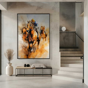 Tablou înramat „Sport Horse Rider 2” de Justyna Jaszke