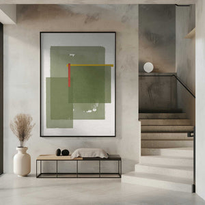 Tablou înramat „Layered Serenity” de THE MIUUS STUDIO