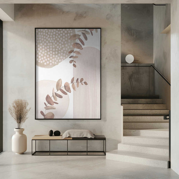 Tablou înramat „Boho In Neutral 1” de Sally Ann Moss