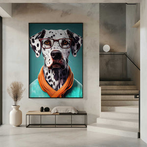 Tablou înramat „Dog Dalmatian” de Justyna Jaszke