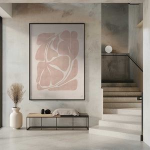 Tablou înramat „Beige Abstract Shapes” de Anne-Marie Volfova