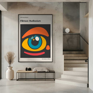 Tablou înramat „Fillmore Abstract Poster” de Retrodrome