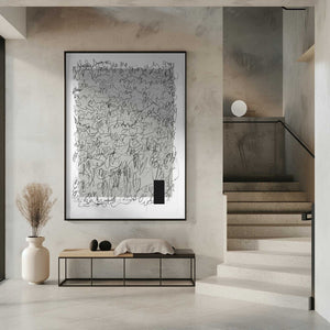 Tablou înramat „Intricate Scribbles On A Muted Background” de uplusmestudio