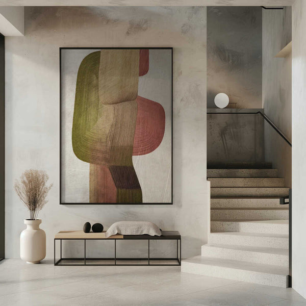 Tablou înramat „Metal Brushs nº3” de Alma