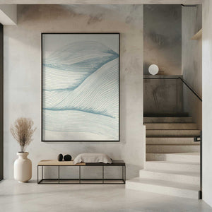 Tablou înramat „Ocean in lines 02” de Lucrecia Caporale