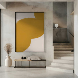 Tablou înramat „Golden Swirl Path” de THE MIUUS STUDIO
