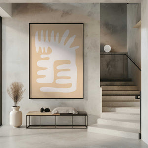 Tablou înramat „Abstract Organic Shape” de Natasha Playell
