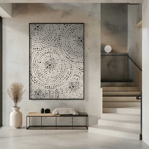 Tablou înramat „Whispering Dots” de THE MIUUS STUDIO