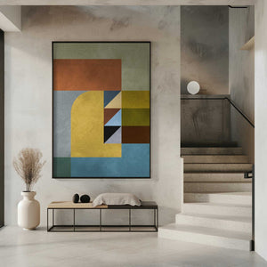 Tablou înramat „Geometric harmony 2” de Vitor Costa