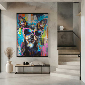 Tablou înramat „Bad Girl” de SHANDU