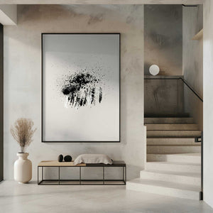 Tablou înramat „Brush splatters #3” de Imaginative