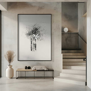 Tablou înramat „Brush splatters #5” de Imaginative