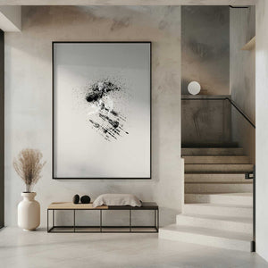 Tablou înramat „Brush splatters #6” de Imaginative