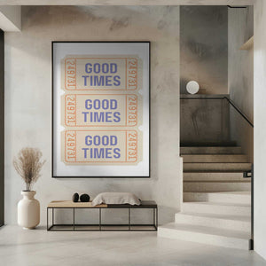 Tablou înramat „Coastal Blue Good Times” de Jolly and Dash