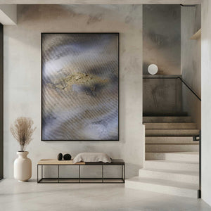 Tablou înramat „Textured Calm” de Anete Purina-Purite