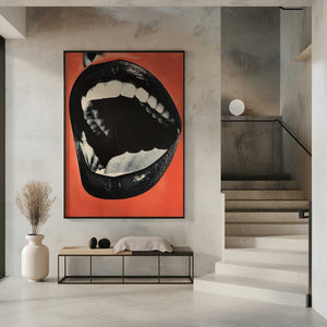 Tablou înramat „The Mouth” de Andreas Magnusson