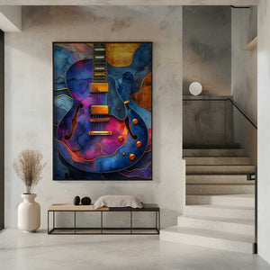 Tablou înramat „Music Guitar 2” de Justyna Jaszke