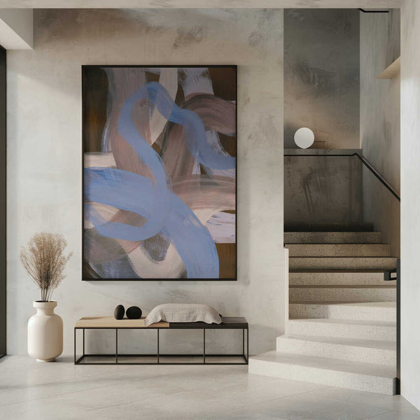 Tablou înramat „Abstract Brush Strokes 124X” de Mareike Böhmer