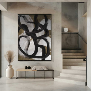 Tablou înramat „Abstract Brush Strokes 127X” de Mareike Böhmer