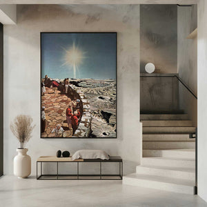Tablou înramat „Crater Fields Viewing Area” de Mikhail Siskoff