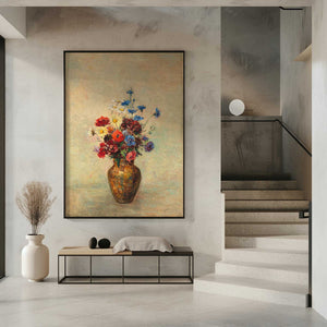 Tablou înramat „Flowers In a Vase” de Odilon Redon