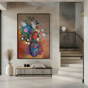 Tablou înramat „Bouquet of Flowers” de Odilon Redon