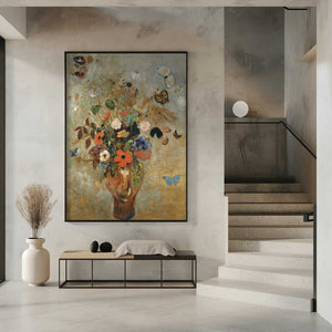 Tablou înramat „Still Life With Flowers” de Odilon Redon