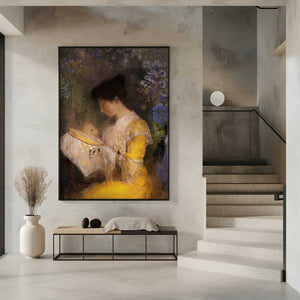Tablou înramat „Madame Arthur Fontaine” de Odilon Redon