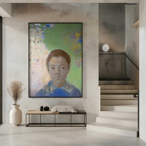 Tablou înramat „Portrait of Ari Redon” de Odilon Redon