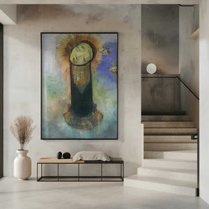 Tablou înramat „The Head of John the Baptist” de Odilon Redon