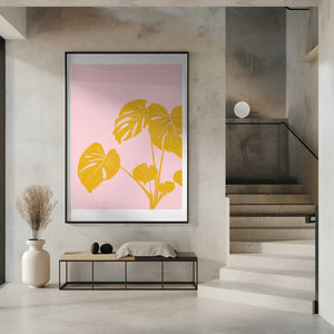Tablou înramat „Pandc Houseplant Copy” de Jenny Liz Rome