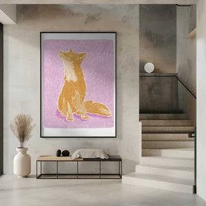 Tablou înramat „Pandc Littlefox Copy” de Jenny Liz Rome
