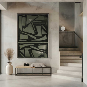 Tablou înramat „Shattered Geometry” de THE MIUUS STUDIO