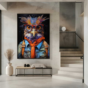 Tablou înramat „Bird Watercolor Animal Art (1)” de Justyna Jaszke