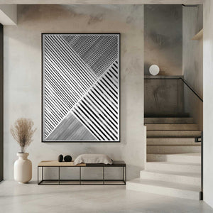 Tablou înramat „Diagonal Patterns” de THE MIUUS STUDIO