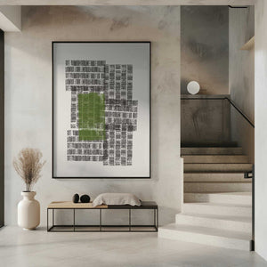 Tablou înramat „Intersecting Patterns” de THE MIUUS STUDIO