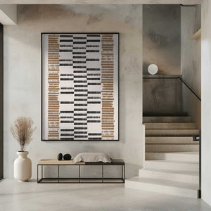 Tablou înramat „Striped Harmony” de THE MIUUS STUDIO