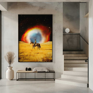 Tablou înramat „Nebula Cowboy” de Taudalpoi