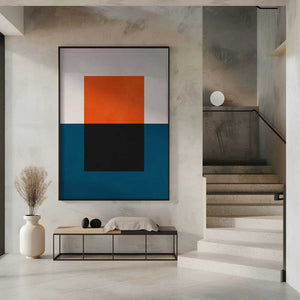 Tablou înramat „Overlapping geometry 2” de Vitor Costa