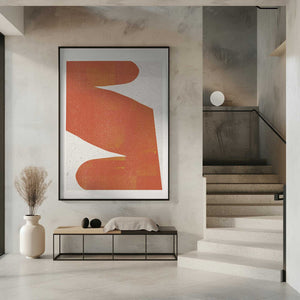 Tablou înramat „Orange Silhouette” de THE MIUUS STUDIO