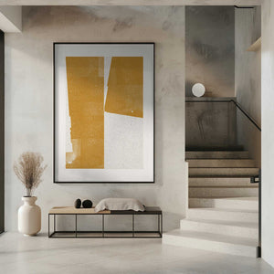 Tablou înramat „Golden Divide” de THE MIUUS STUDIO