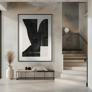 Tablou înramat „Dark Silhouette Form” de THE MIUUS STUDIO