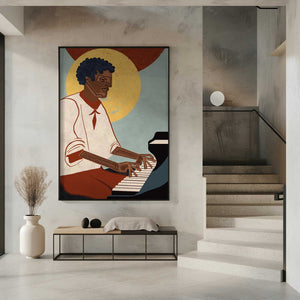 Tablou înramat „MUSICIAN GUY VIII” de Gulcihan Ozguc