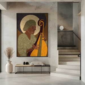 Tablou înramat „MUSICIAN GUY IX” de Gulcihan Ozguc