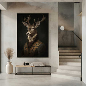 Tablou înramat „Stag Portrait” de Andreas Magnusson