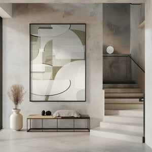 Tablou înramat „Neutral Curves 1” de cartissi