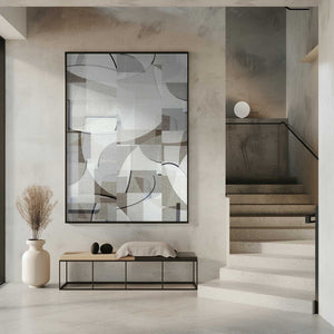Tablou înramat „Neutral Curves 7” de cartissi