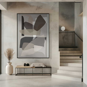 Tablou înramat „Neutral Shapes 3” de cartissi